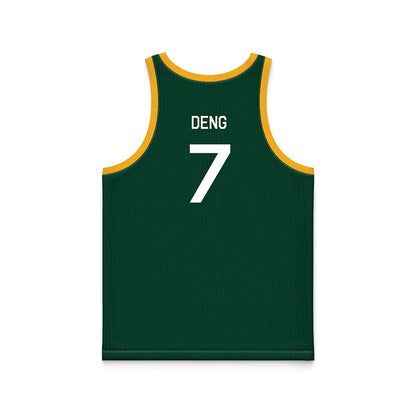 Baylor - NCAA Women's Basketball : Yuting Deng - Green Hardwood Basketball Jersey-1