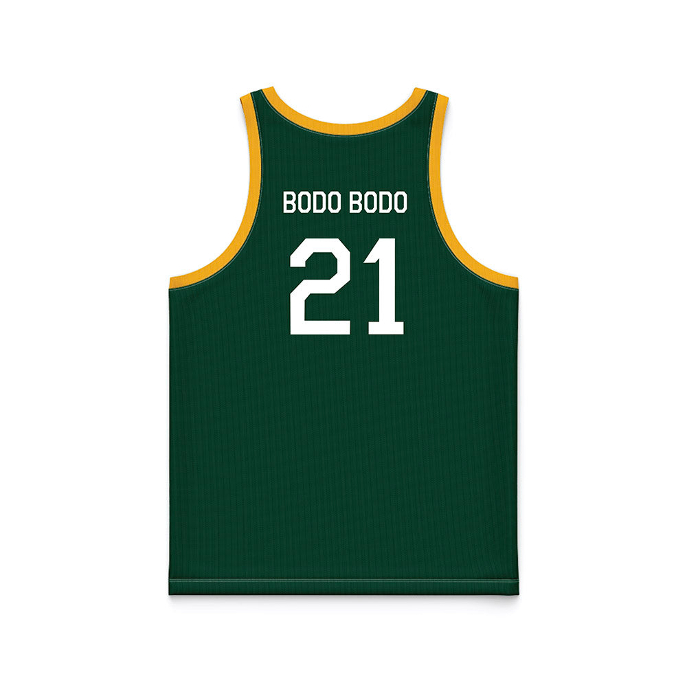 Baylor - NCAA Men's Basketball : Juslin Bodo Bodo - Green Hardwood Basketball Jersey-1