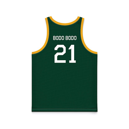 Baylor - NCAA Men's Basketball : Juslin Bodo Bodo - Green Hardwood Basketball Jersey-1