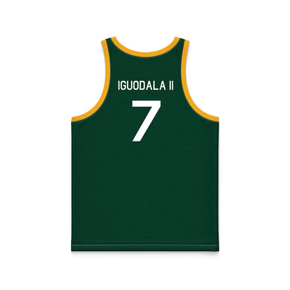 Baylor - NCAA Men's Basketball : Andre Iguodala II - Green Hardwood Basketball Jersey-1