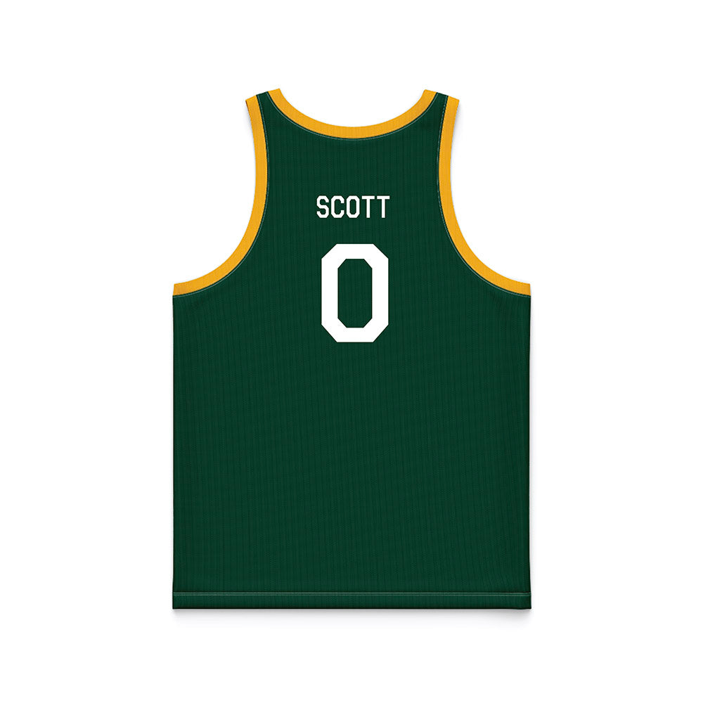 Baylor - NCAA Women's Basketball : Taliah Scott - Green Hardwood Basketball Jersey-1