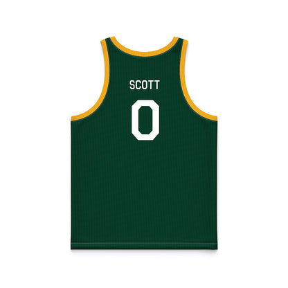 Baylor - NCAA Women's Basketball : Taliah Scott - Green Hardwood Basketball Jersey-1