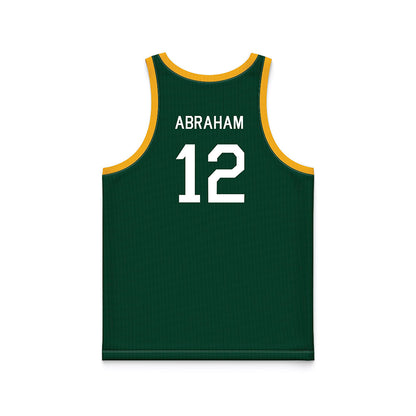 Baylor - NCAA Women's Basketball : Kyla Abraham - Green Hardwood Basketball Jersey-1