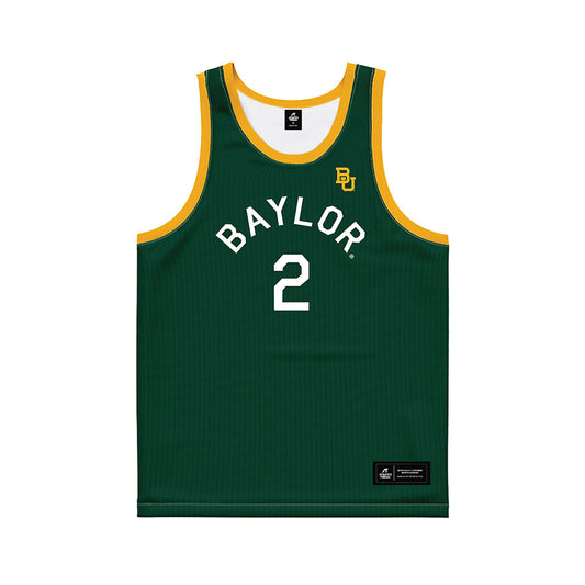 Baylor - NCAA Men's Basketball : Will Kuykendall - Green Hardwood Basketball Jersey-0