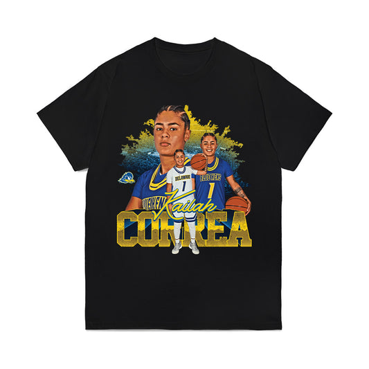 Delaware - NCAA Women's Basketball : Kailah Correa - Collage Comfort Colors T-Shirt-0