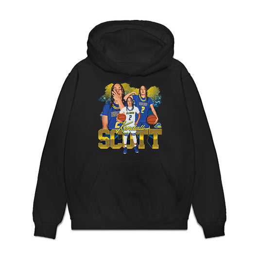 Delaware - NCAA Women's Basketball : Kendall Scott - Collage Premium Hooded Sweatshirt-0