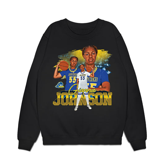 Delaware - NCAA Women's Basketball : Gianna Johnson - Collage Premium Crewneck Sweatshirt-0