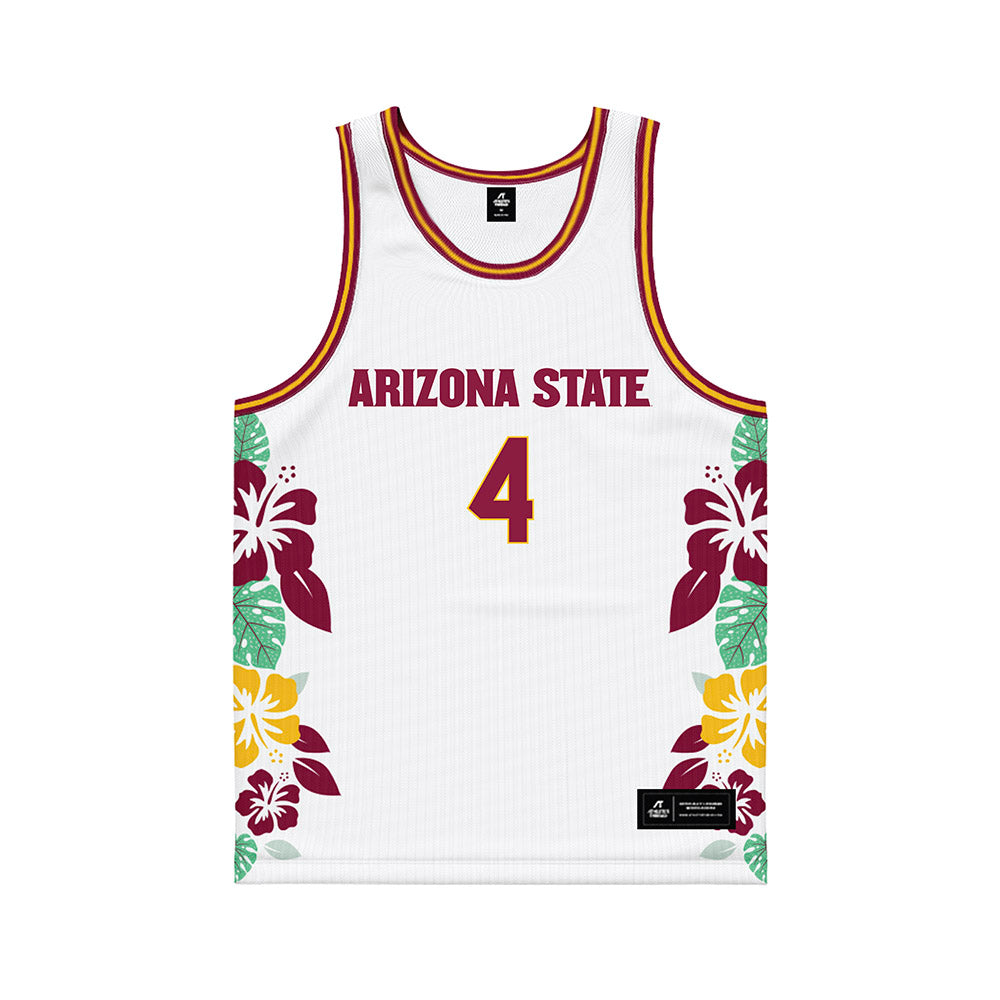 Arizona State - NCAA Men's Basketball : Bryce Ford - Hawaiian Theme Basketball Jersey-0