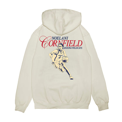 Arizona - NCAA Women's Basketball : Noelani Cornfield - Graphic Premium Hooded Sweatshirt-1