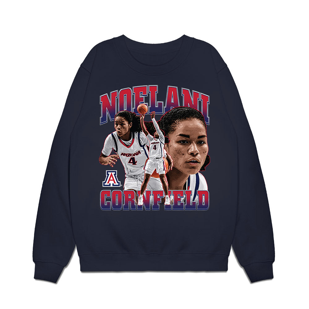 Arizona - NCAA Women's Basketball : Noelani Cornfield - Collage Premium Crewneck Sweatshirt-0