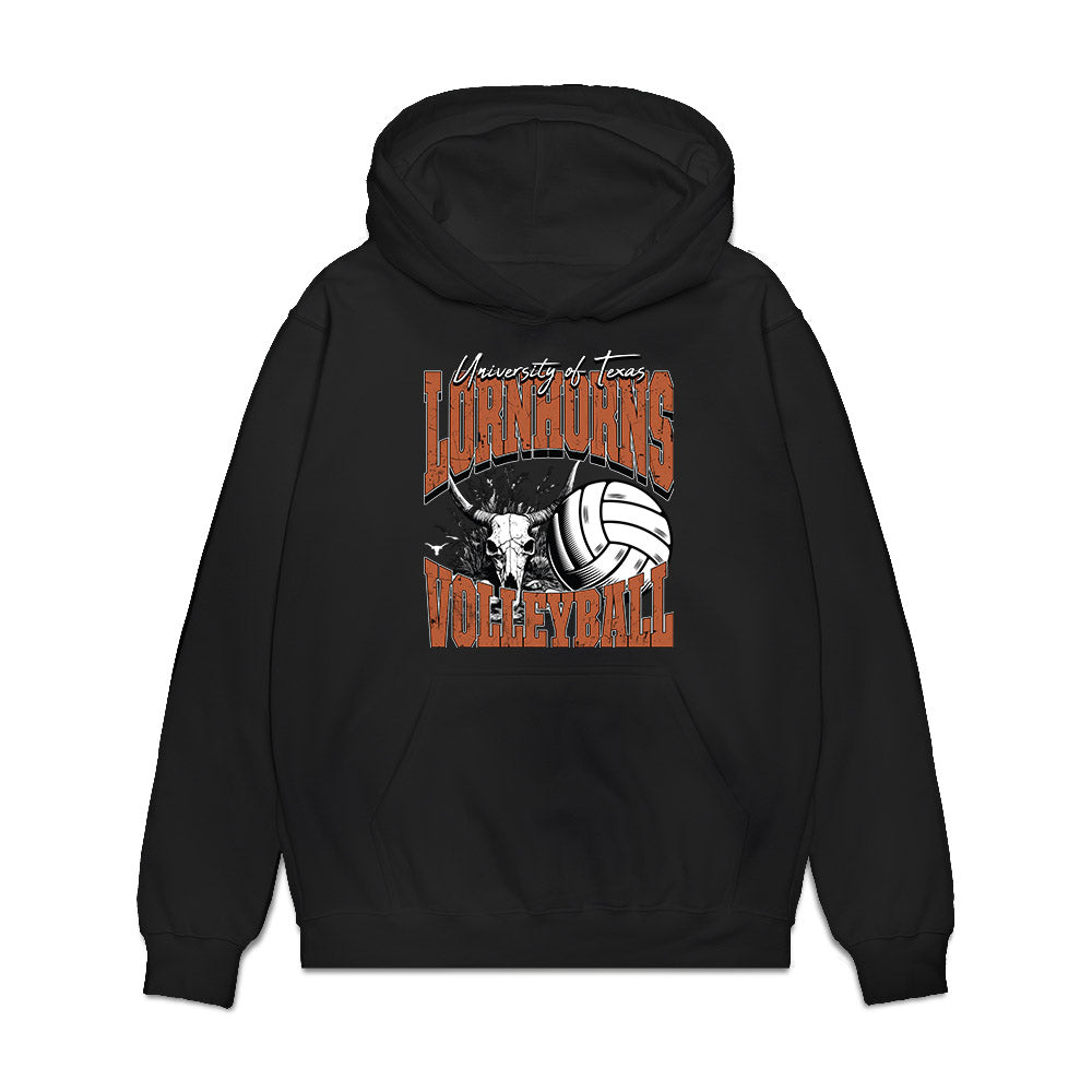 Texas - NCAA Women's Volleyball : Ramsey Gary - Vintage Shersey Premium Hooded Sweatshirt-0