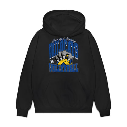 Kentucky - NCAA Women's Volleyball : Kassie OBrien - Vintage Volleyball Premium Hooded Sweatshirt-0
