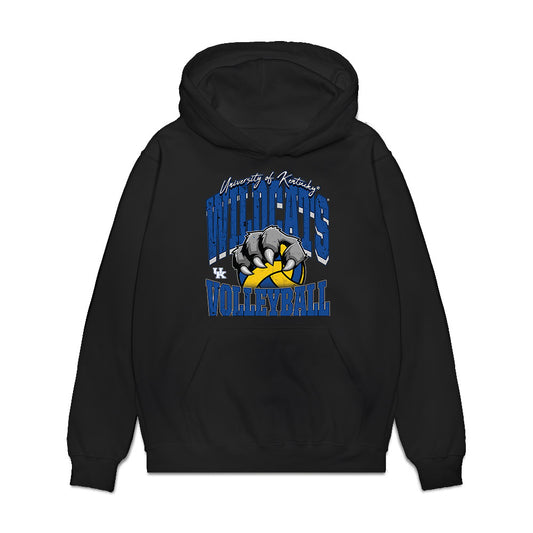 Kentucky - NCAA Women's Volleyball : Emma Grome - Vintage Volleyball Premium Hooded Sweatshirt-0