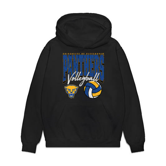 Pittsburgh - NCAA Women's Volleyball : Haiti Tautua'a - Vintage Volleyball Premium Hooded Sweatshirt-0
