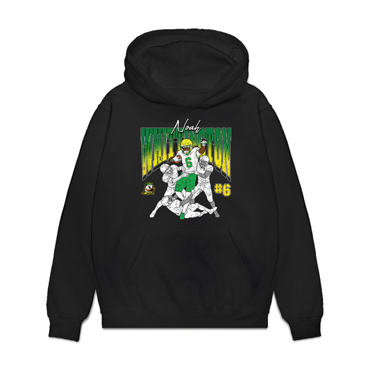 Oregon - NCAA Football : Noah Whittington - Run Premium Hooded Sweatshirt-0