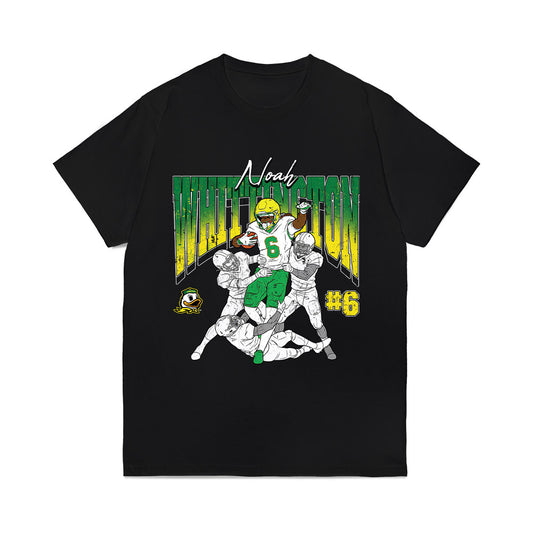Oregon - NCAA Football : Noah Whittington - Run Comfort Colors T-Shirt-0