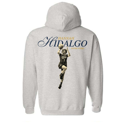 Notre Dame - NCAA Women's Basketball : Hannah Hidalgo - Legacy Hooded Sweatshirt-1