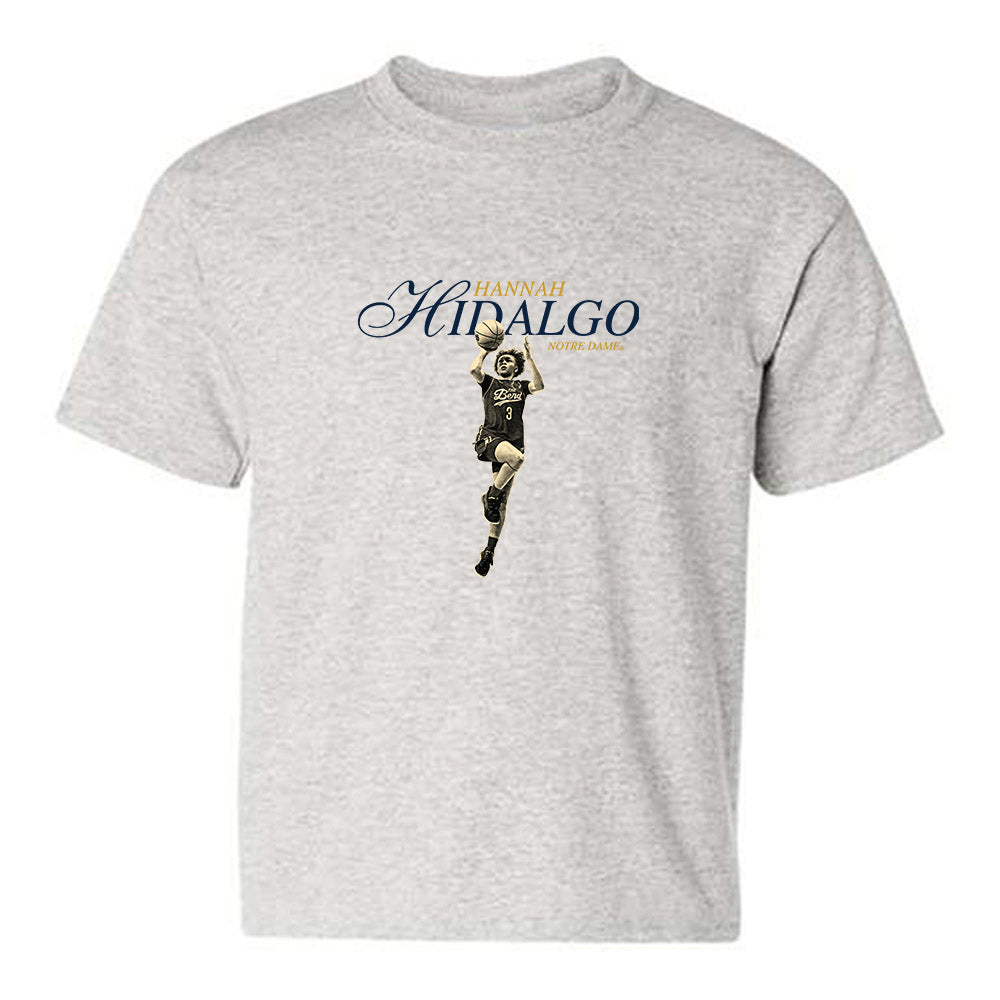 Notre Dame - NCAA Women's Basketball : Hannah Hidalgo - Legacy Youth T-Shirt-0