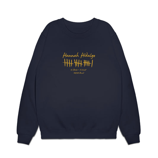 Notre Dame - NCAA Women's Basketball : Hannah Hidalgo - History is STOLEN Premium Crewneck Sweatshirt-0