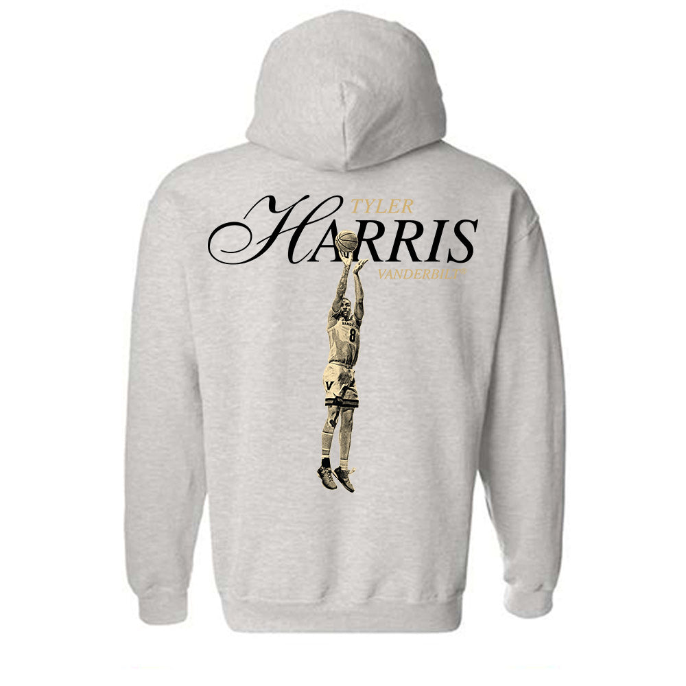 Vanderbilt - NCAA Men's Basketball : Tyler Harris - Legacy Hooded Sweatshirt-1