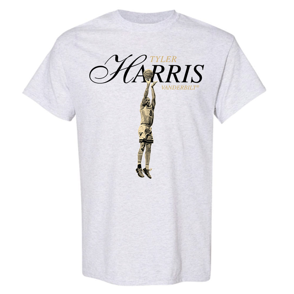 Vanderbilt - NCAA Men's Basketball : Tyler Harris - Legacy T-Shirt-0