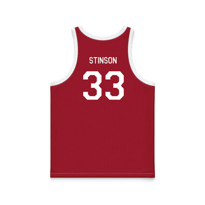 Stanford - NCAA Men's Basketball : Evan Stinson - Hardwood Reissue Basketball Jersey-1