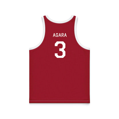 Stanford - NCAA Women's Basketball : Nunu Agara - Hardwood Reissue Basketball Jersey-1