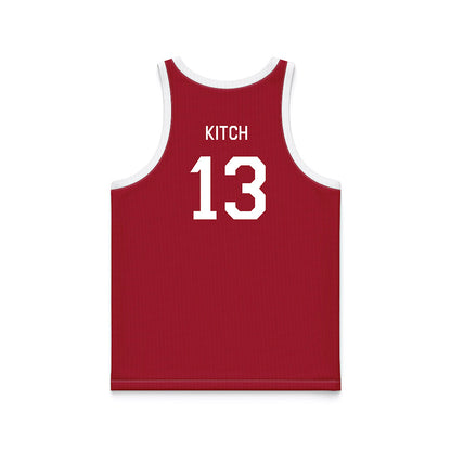 Stanford - NCAA Men's Basketball : Ethan Kitch - Hardwood Reissue Basketball Jersey-1