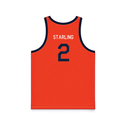 Syracuse - NCAA Men's Basketball : JJ Starling - Hardwood Reissue Basketball Jersey-1