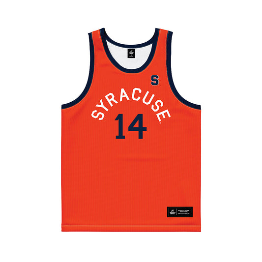 Syracuse - NCAA Men's Basketball : Aaron Womack III - Hardwood Reissue Basketball Jersey-0