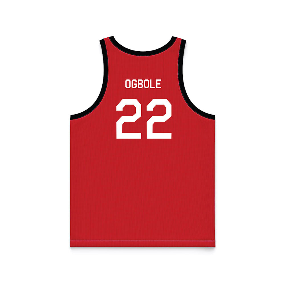 Rutgers - NCAA Men's Basketball : Emmanuel Ogbole - Hardwood Reissue Basketball Jersey-1