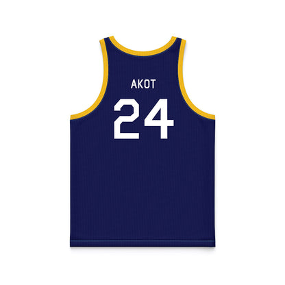 Marquette - NCAA Women's Basketball : Ayuen Akot - Hardwood Reissue Basketball Jersey-1