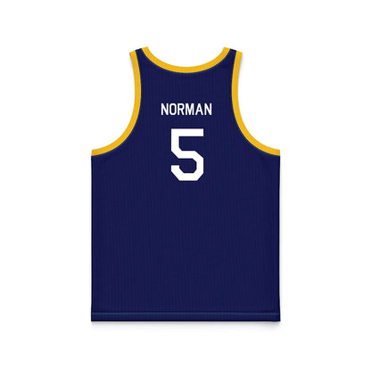 Marquette - NCAA Men's Basketball : Tre Norman - Hardwood Reissue Basketball Jersey-1