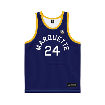 Marquette - NCAA Women's Basketball : Ayuen Akot - Hardwood Reissue Basketball Jersey-0