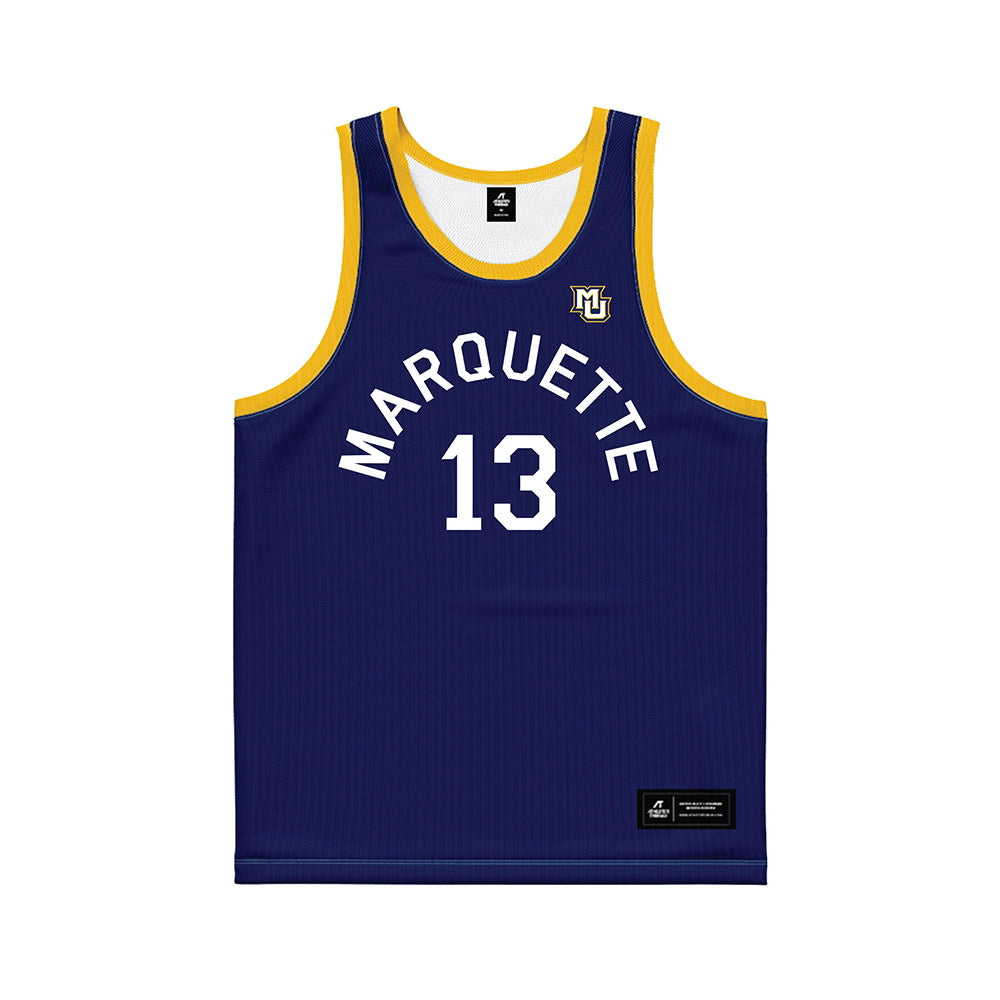 Marquette - NCAA Men's Basketball : Royce Parham - Hardwood Reissue Basketball Jersey-0