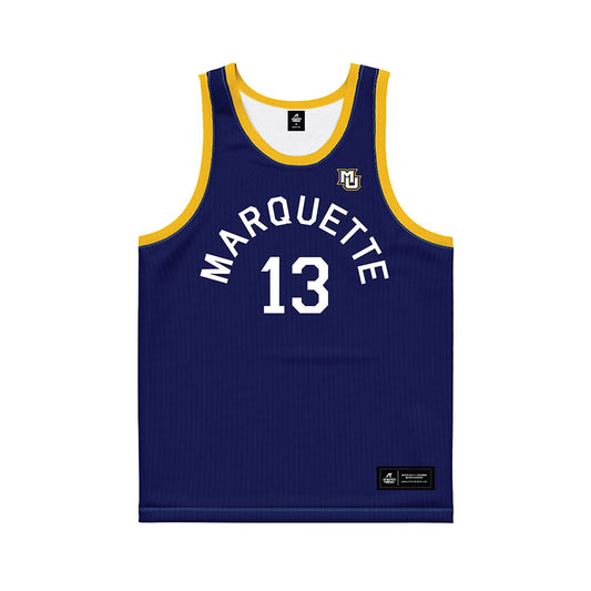 Marquette - NCAA Men's Basketball : Royce Parham - Hardwood Reissue Basketball Jersey-0