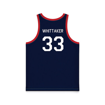 Gonzaga - NCAA Women's Basketball : Lauren Whittaker - Blue Hardwood Basketball Jersey-1