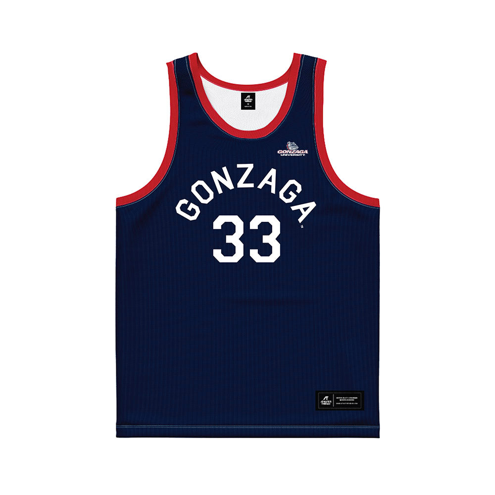 Gonzaga - NCAA Women's Basketball : Lauren Whittaker - Blue Hardwood Basketball Jersey-0