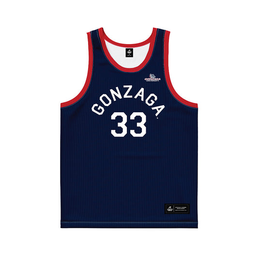 Gonzaga - NCAA Women's Basketball : Lauren Whittaker - Blue Hardwood Basketball Jersey-0