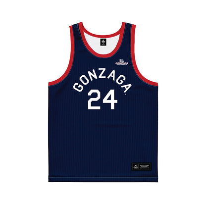 Gonzaga - NCAA Women's Basketball : Teryn Gardner - Blue Hardwood Basketball Jersey-0