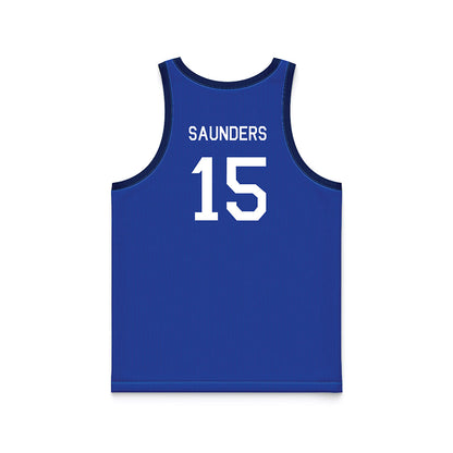 BYU - NCAA Men's Basketball : Richie Saunders - Hardwood Reissue Basketball Jersey-1
