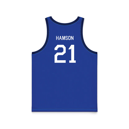 BYU - NCAA Women's Basketball : Heather Hamson - Hardwood Reissue Basketball Jersey-1
