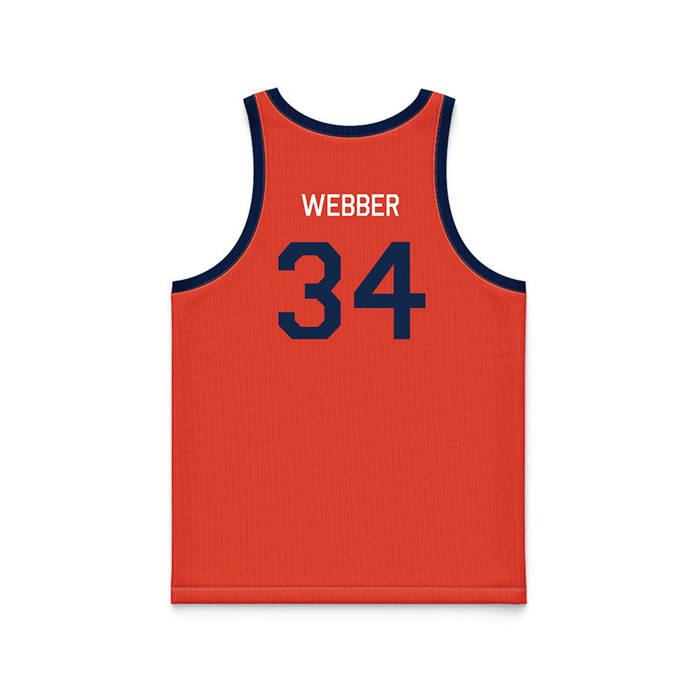 Illinois - NCAA Women's Basketball : Maddie Webber - Orange Hardwood Basketball Jersey-1