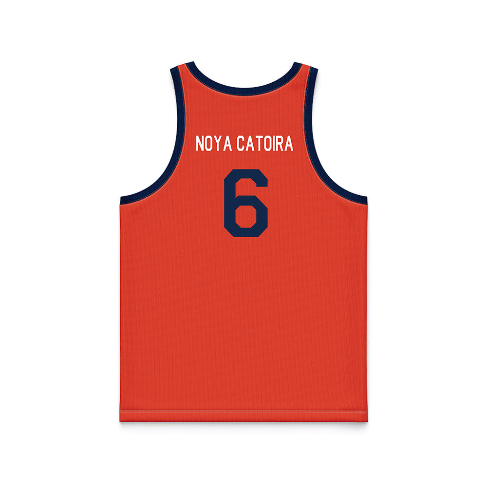 Illinois - NCAA Women's Basketball : Irene Noya Catoira - Orange Hardwood Basketball Jersey-1