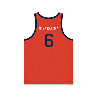Illinois - NCAA Women's Basketball : Irene Noya Catoira - Orange Hardwood Basketball Jersey-1