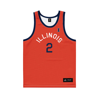 Illinois - NCAA Women's Basketball : Destiny Jackson - Orange Hardwood Basketball Jersey-0