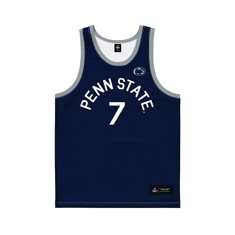 Penn State - NCAA Men's Basketball : Dominick Stewart - Hardwood Reissue Basketball Jersey-0