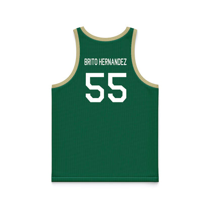 USF - NCAA Women's Basketball : Carla Brito Hernandez - Hardwood Reissue Basketball Jersey-1