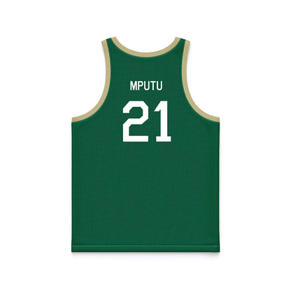 USF - NCAA Women's Basketball : Lor Mputu - Hardwood Reissue Basketball Jersey-1