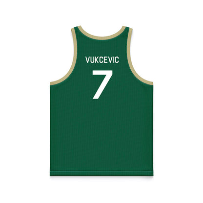 USF - NCAA Women's Basketball : Lana Vukcevic - Hardwood Reissue Basketball Jersey-1